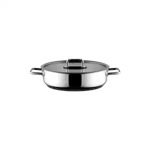 Colombus Paslanmaz Çelik Basık Tencere 24 cm.