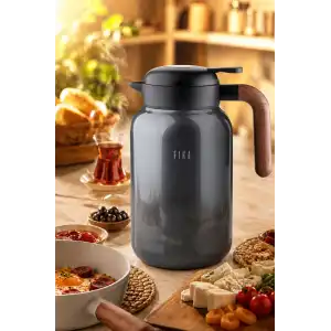 Fika Paeta Siyah 2 L Termos