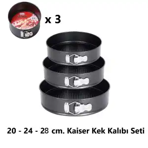 Kaiser Classic Kelepçeli Kek Kalıbı 20 - 24 - 28 cm.