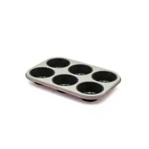 Koyu Pembe Muffin Kalıbı 6 lı