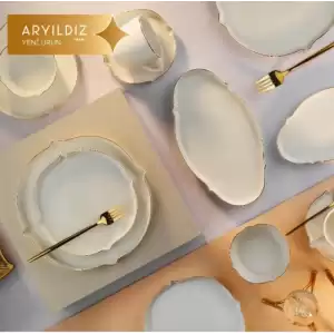 Lavinia Gold 6 Kişilik 32 Parça Kahvaltı Takımı