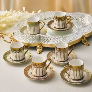 Parisa 6 Kişilik Türk Kahve Fincan Takımı