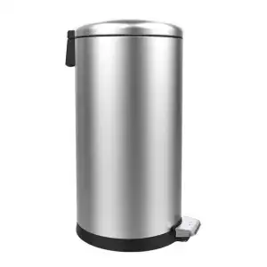 Paslanmaz Çelik Çöp Kovası Mat 30 l.