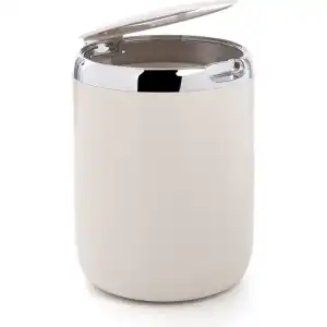 Tezgah Üstü Plastik Kapaklı Çöp Kovası 3 l. Bej