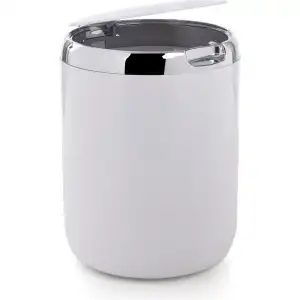 Tezgah Üstü Plastik Kapaklı Çöp Kovası 3 l. Beyaz