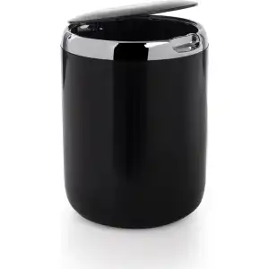 Tezgah Üstü Plastik Kapaklı Çöp Kovası 3 l. Siyah