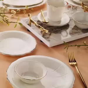 Kate Gold 6 Kişilik 32 Parça Kahvaltı Takımı