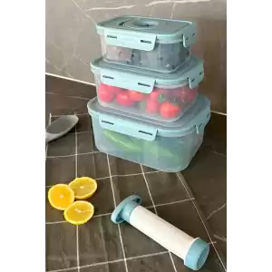 Seoul Taze Ürün Saklama Kabı 3lü Set