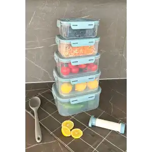 Seoul Taze Ürün Saklama Kabı 5li Set