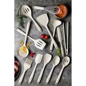 Si̇li̇kon Bej 13 Parça Servis Seti