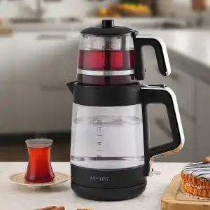 Tea Glow Çay Makinesi Siyah