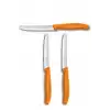 3 lü Turuncu Küt Bıçak Set 6.7836.L119 11 cm.