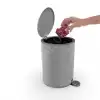 Lenox Pedallı Çöp Kovası Gri