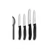 Siyah 5 li Büyük Soyacak ve Bıçak Seti