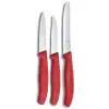 3 lü Kırmızı Bıçak Seti 6.7601 & 6.7431 & 6.7831