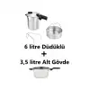 Vitaquick® Black Düdüklü Tencere 6 L. + 3,5 L. Alt Gövde