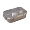 Bento Lunch Box Haki 2 Bölmeli
