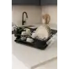Bianka Bulaşık Sepeti Alüminyum Siyah