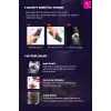 Gravity Paslanmaz Çelik Otomatik Tuz & Karabiber Öğütücü Pilli - Siyah