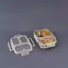 Bento Lunch Box 3 Bölmeli Bej