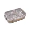 Bento Lunch Box 3 Bölmeli Haki