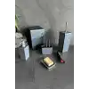 Biga 5 Parça Banyo Seti Gri