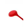 Burcummm Silikon 2 li Uzun Kepçe Kevgir Seti Kırmızı