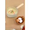 Fika Apex Seramik Kaplama İndüksiyonlu Sos Tenceresi 18 CM - Bej