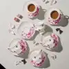 Grass Pembe 6 Kişilik Türk Kahve Fincan Takımı