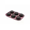 Koyu Pembe Muffin Kalıbı 6 lı