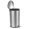 Paslanmaz Çelik Çöp Kovası Mat 30 l.
