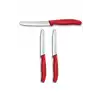 Victorinox 3 ad. 6.7831 Kırmızı 11 cm. çelik uçlu doğrama bıçağı