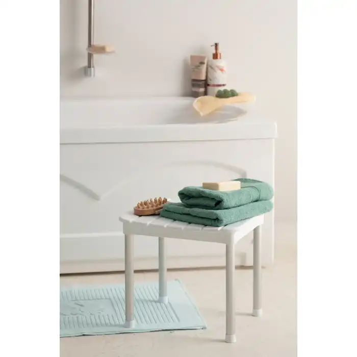 Okaliptus Banyo Taburesi Bej