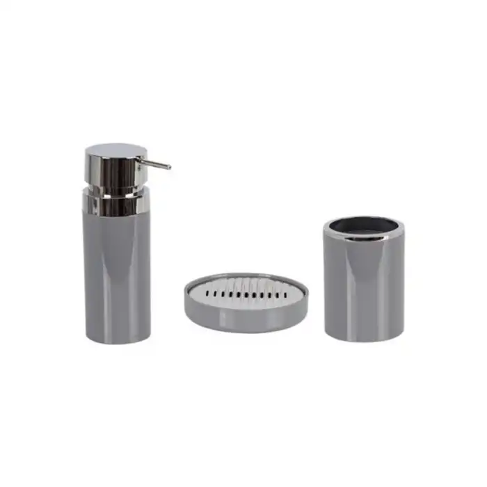 Lenox 3 pr. Banyo Takımı Seti Gri