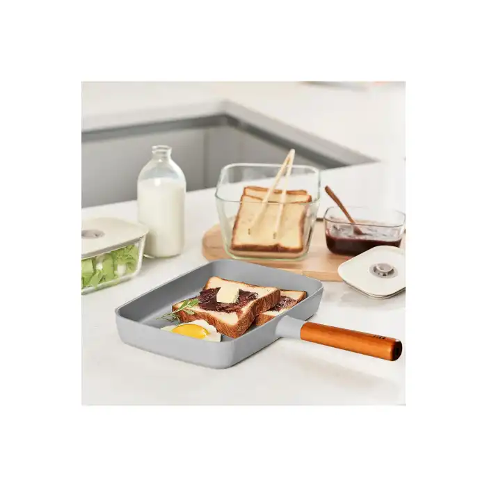 Fıka Dikdörtgen Tava 29 cm. Gri