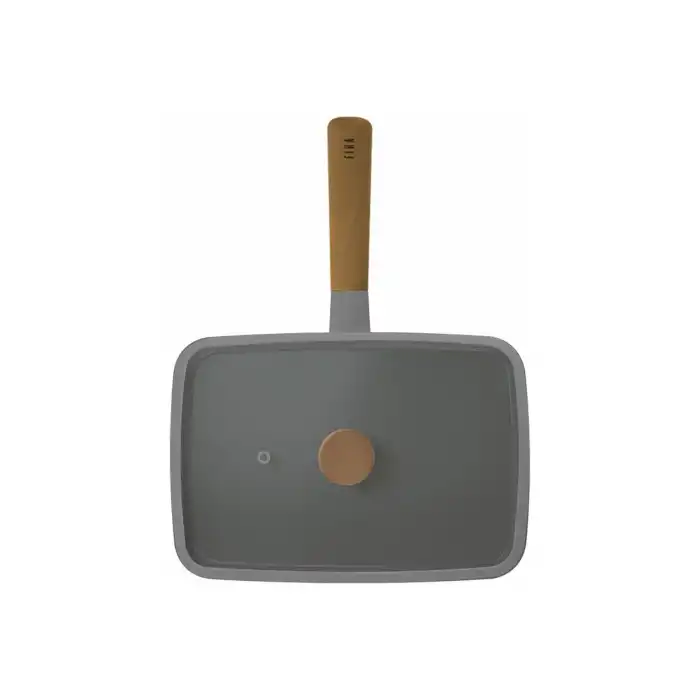 Fıka Dikdörtgen Tava 29 cm. Gri