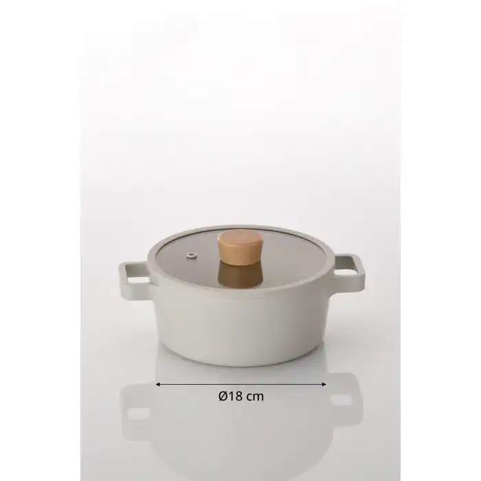 Fika Tencere 18 cm. Bej