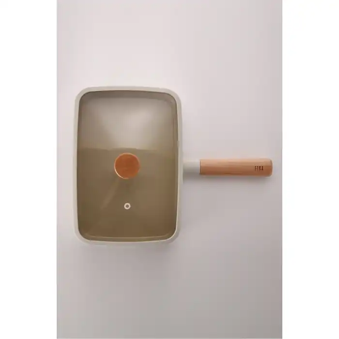 Fıka Dikdörtgen Tava 29 cm. Bej