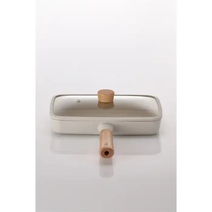 Fıka Dikdörtgen Tava 29 cm. Bej