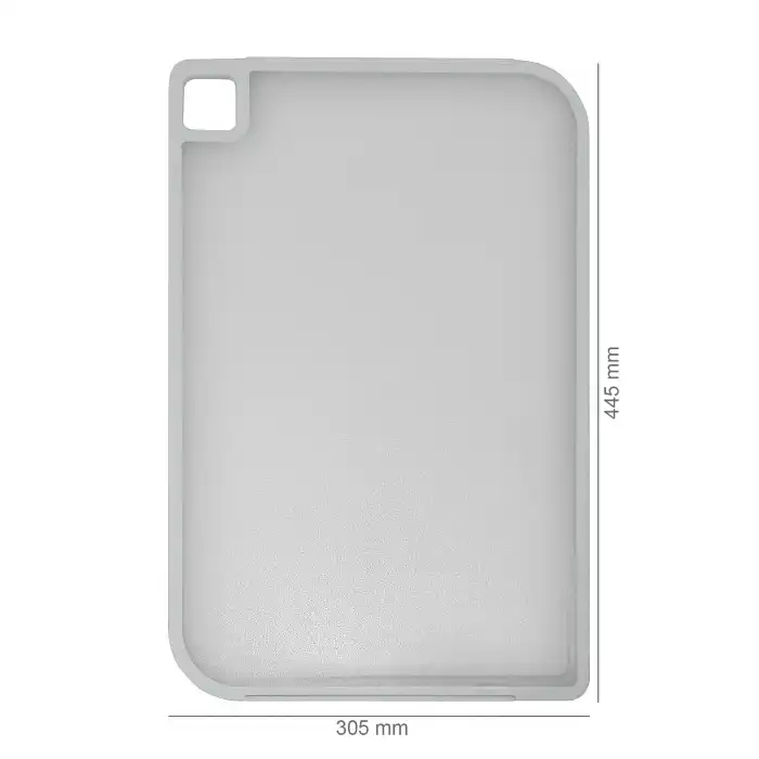 Fika Kesme Tahtası Büyük 305 * 445 * 9 mm. Gri