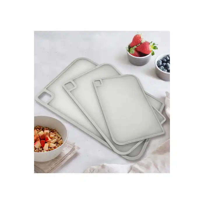 Fika Kesme Tahtası Büyük 305 * 445 * 9 mm. Gri