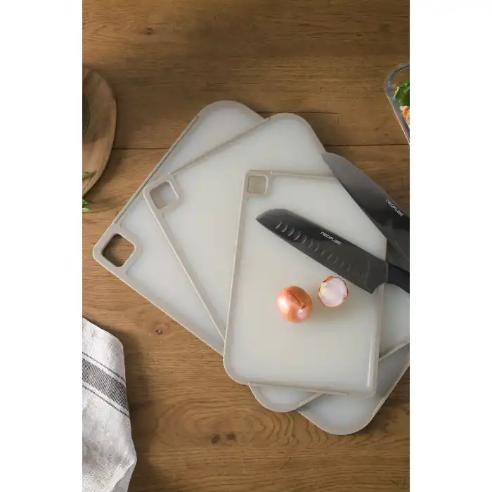 Fika Kesme Tahtası Seti 3 pr. Bej