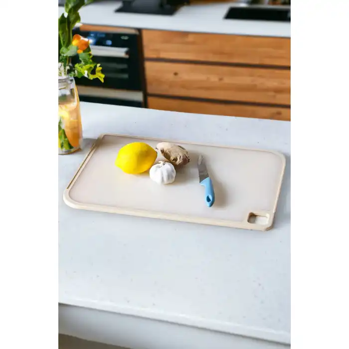 Fika Kesme Tahtası Büyük 305 * 445 * 9 mm. Bej