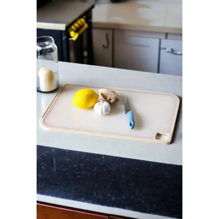 Fika Kesme Tahtası Orta 254 * 368 * 8 mm. Bej