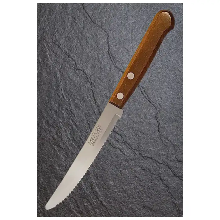 6 lı Ahşap Saplı Biftek Steak Kesim Bıçağı