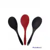 Burcummm Silikon Büyük Yemek Kaşığı Siyah