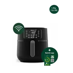 Airfryer 5000 Serisi XXL Connected Hd9285/96 Wi-fi Pişirme Tepsisi Ve Izgara Plaka Hediyeli