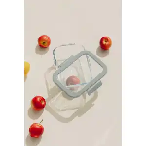 Fika Glace Cam Saklama Kabı 460 ml. Gri