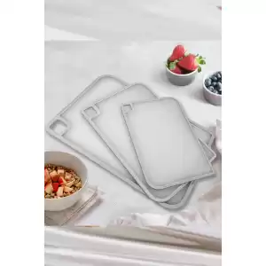Fika Kesme Tahtası Seti 3 pr. Gri