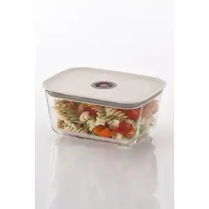 Fika Clik Dikdörtgen Saklama Kabı 1380 ml. Bej